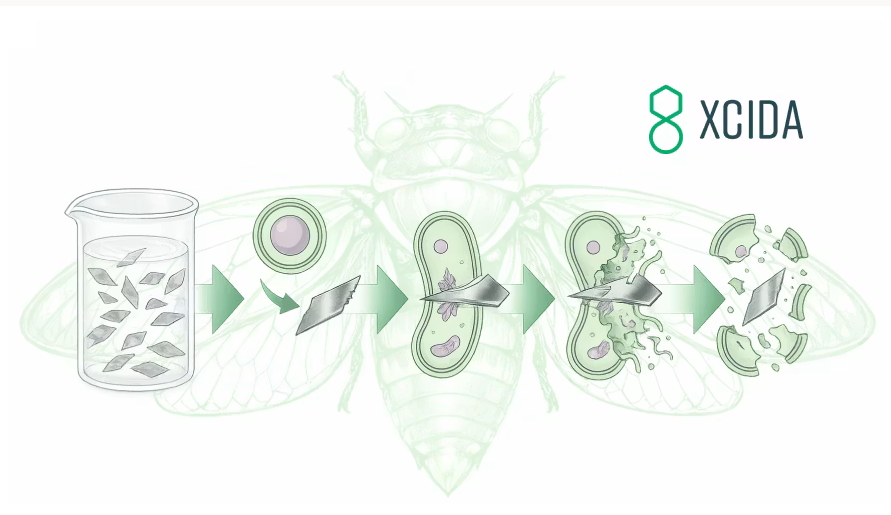 Paint, skincare & pharma – cicada inspired protection
